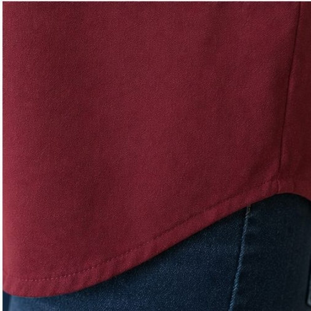 Rust Puff Sleeve Top - Picture 6 of 6